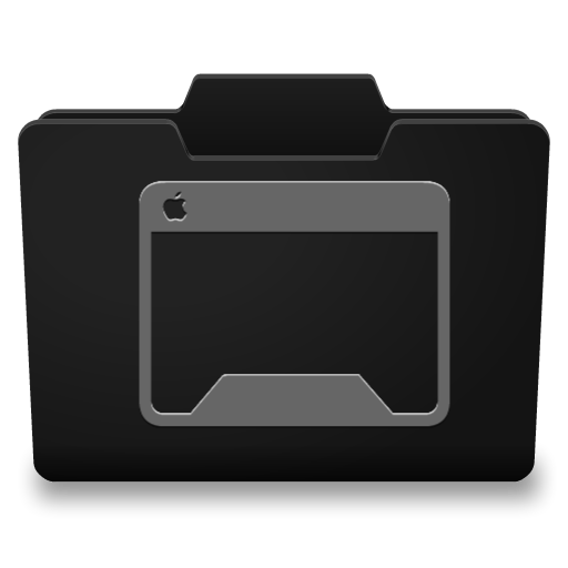 Black Grey Desktop Icon 512x512 png
